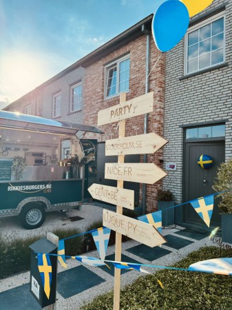 Foodtruck afscheidsfeestje Zonnebeke